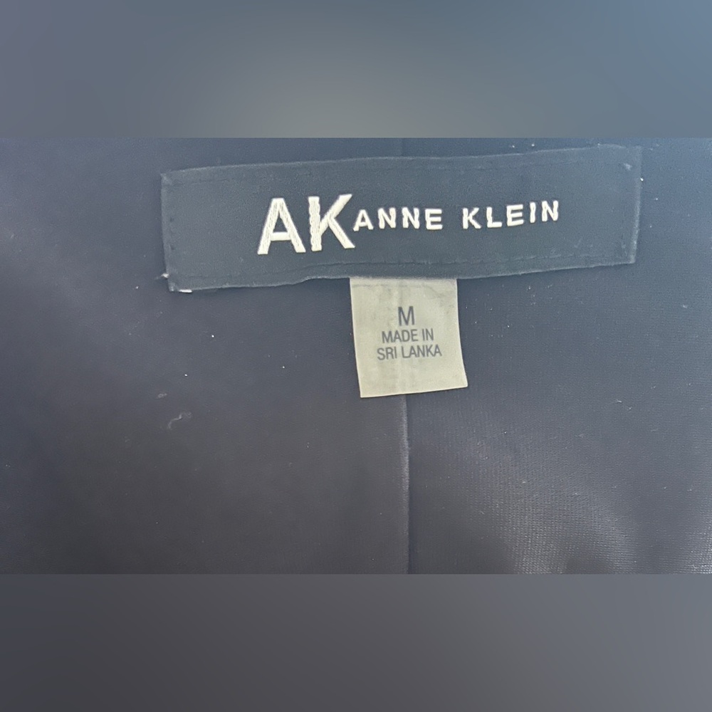 Anne Klein Shimmering Sparkle Silver Rouched Waist Mini Dress Sz M - Picture 9 of 11